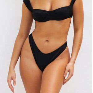 Tropic of C - curve bottom in eco black texture - L